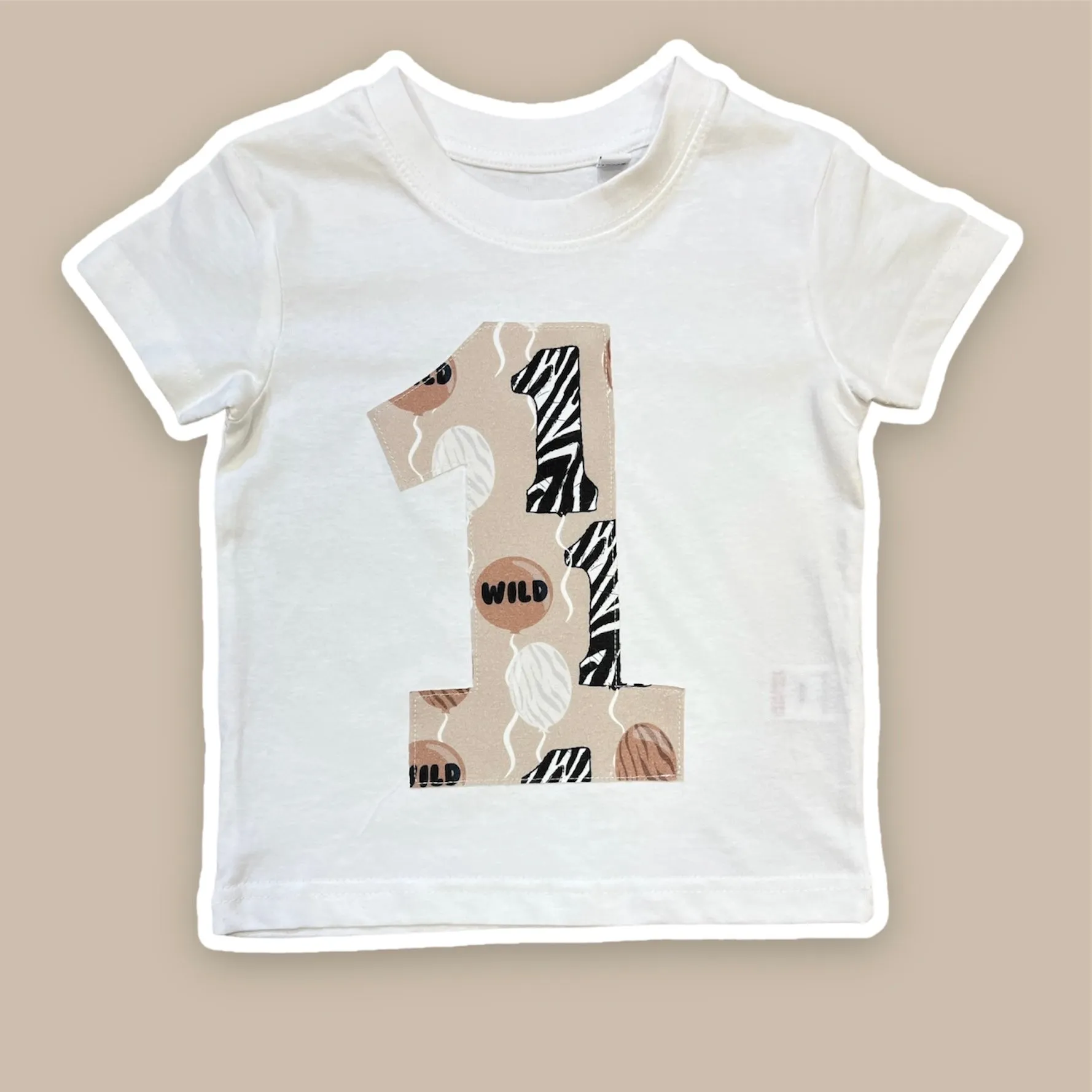 Appliqué White Baby T-shirt