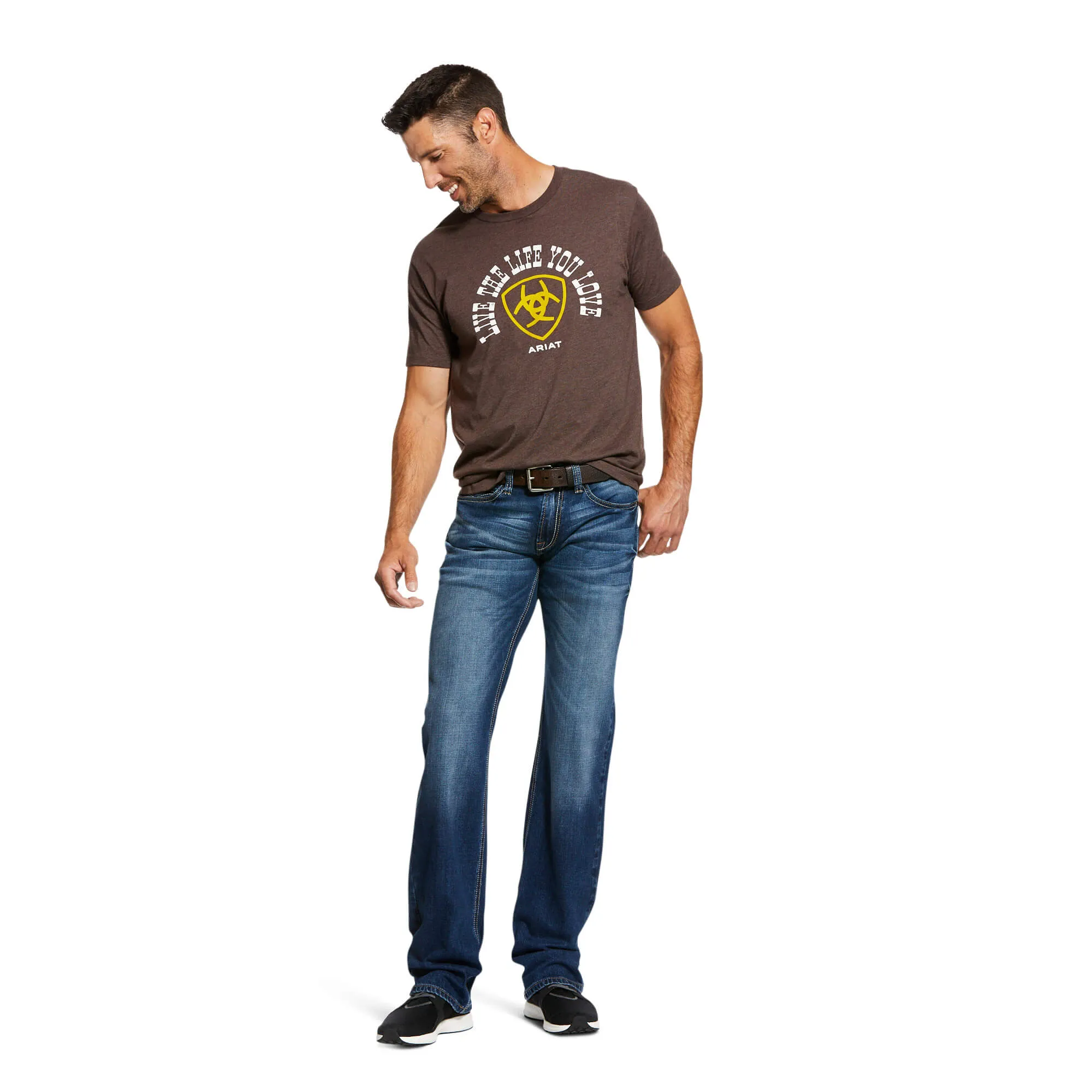 Ariat Men's M7 Rocker Stretch Nassau Stackable Straight Leg Jean