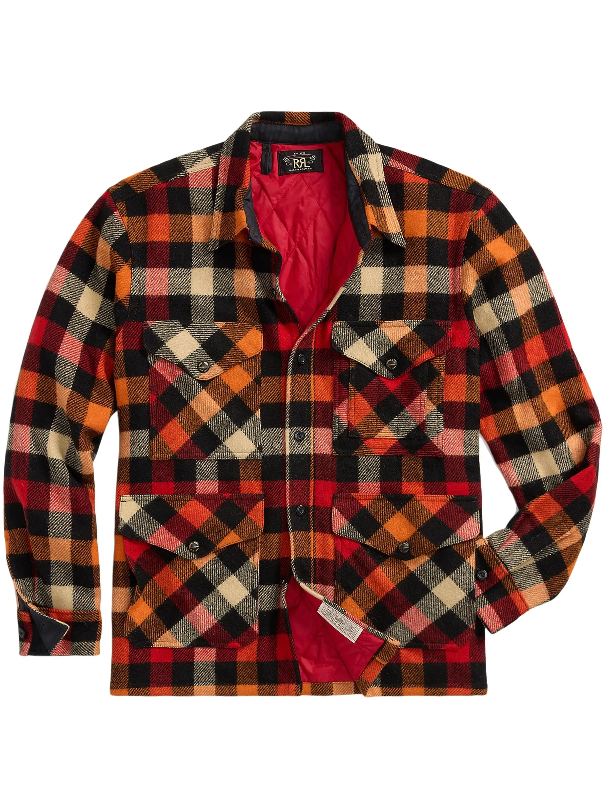 Checked Wool Overshirt