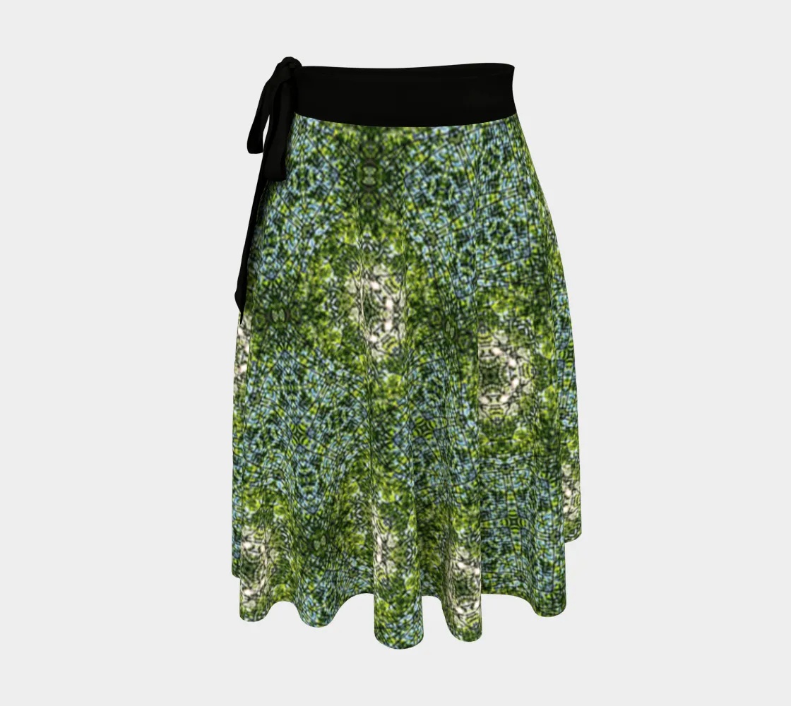 Cypress Tree Sunny Day Medallion Wrap Skirt