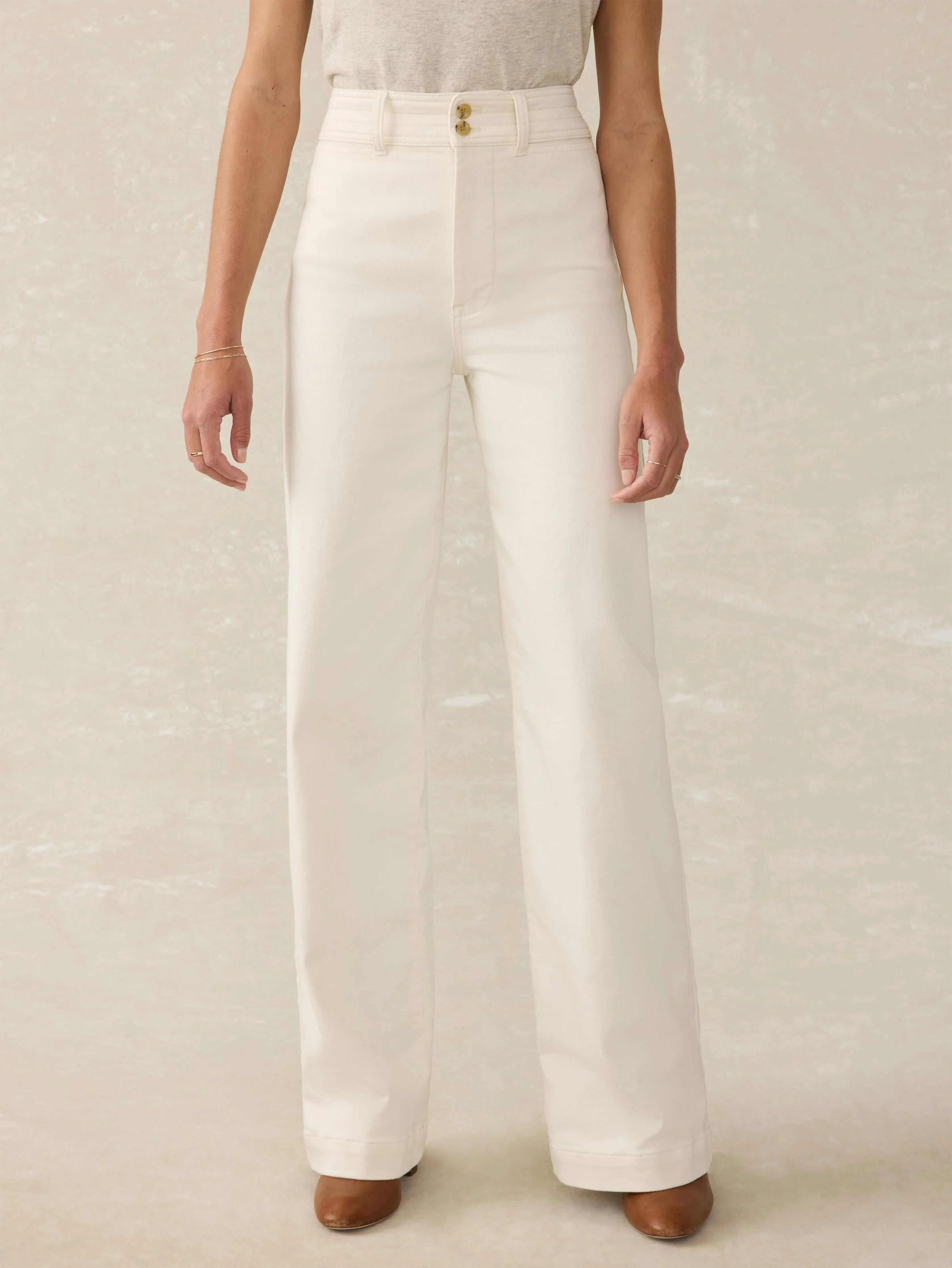 Faherty Stretch Terry Harbor Pant