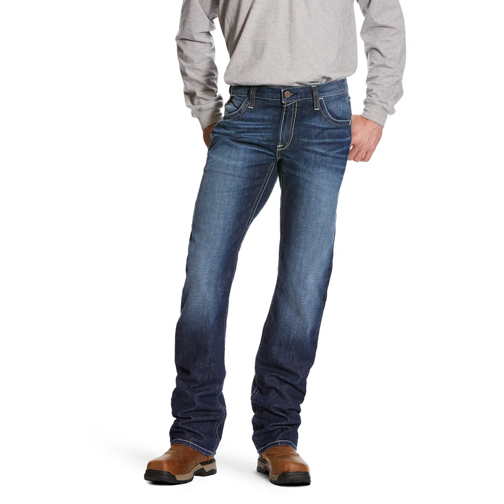 FR M5 SLIM DURASTRETCH TRUCKEE STRAIGHT LEG JEAN - 400-Blue | Ariat 10026004
