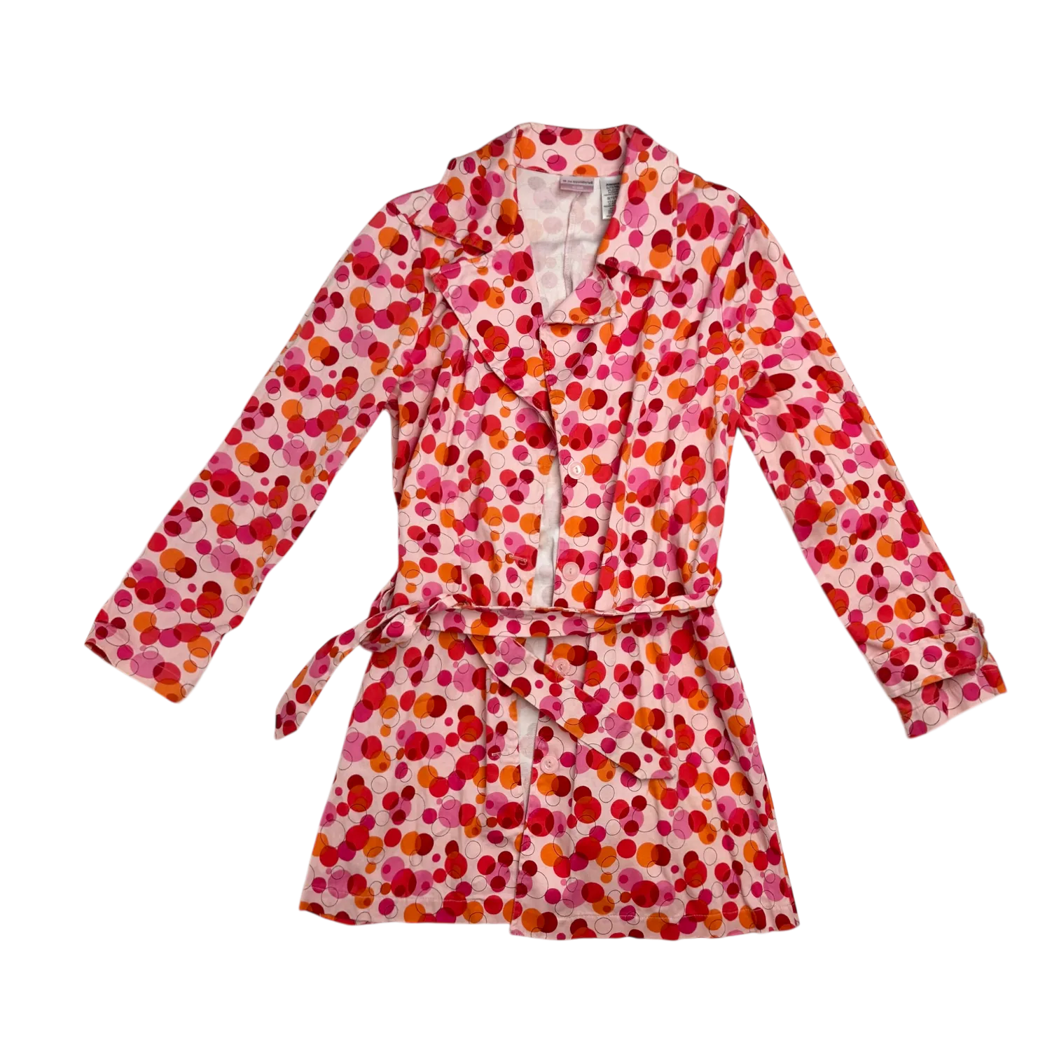 Funky Print Trench Coat (M/L)