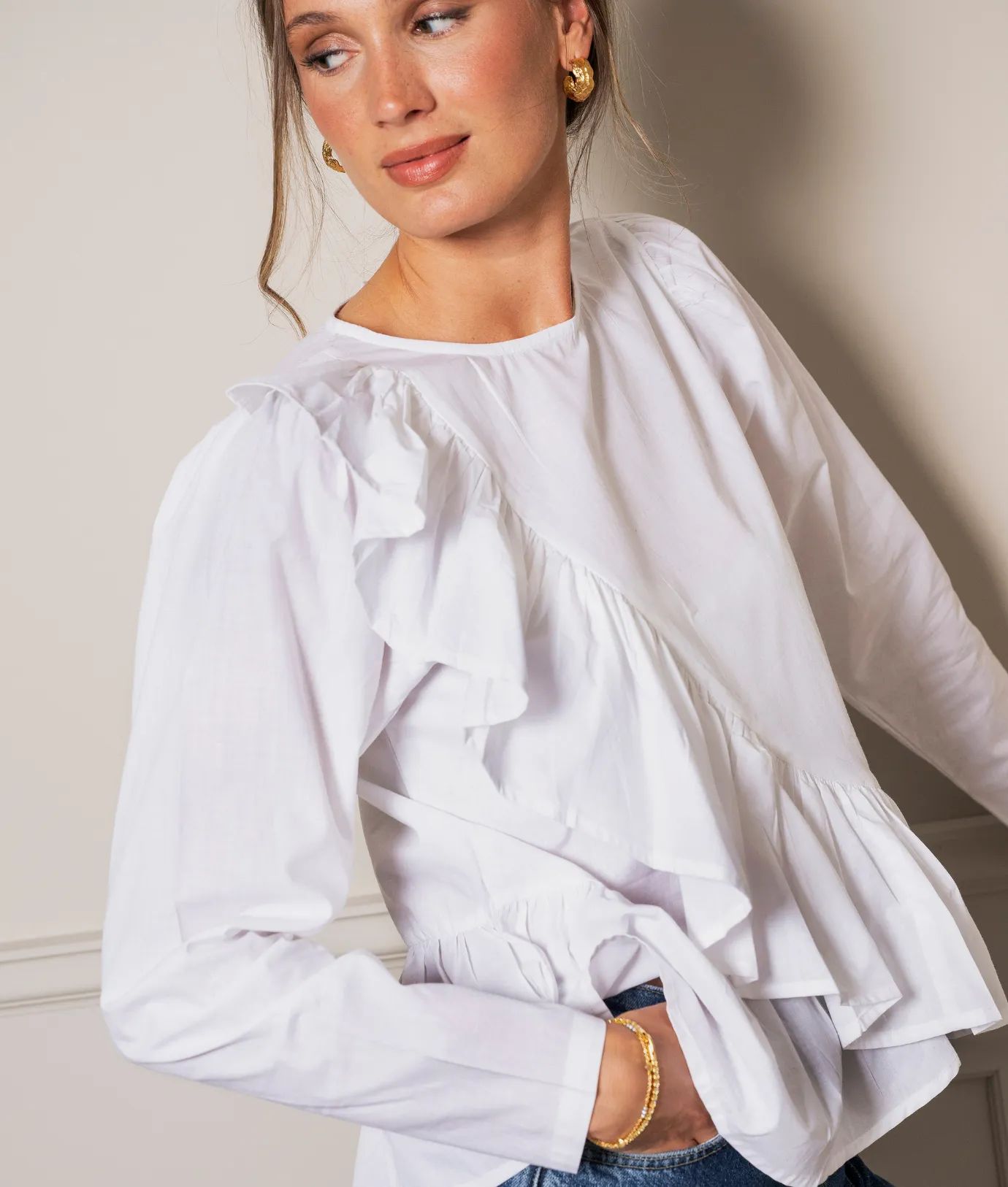 Gina Top Pure White