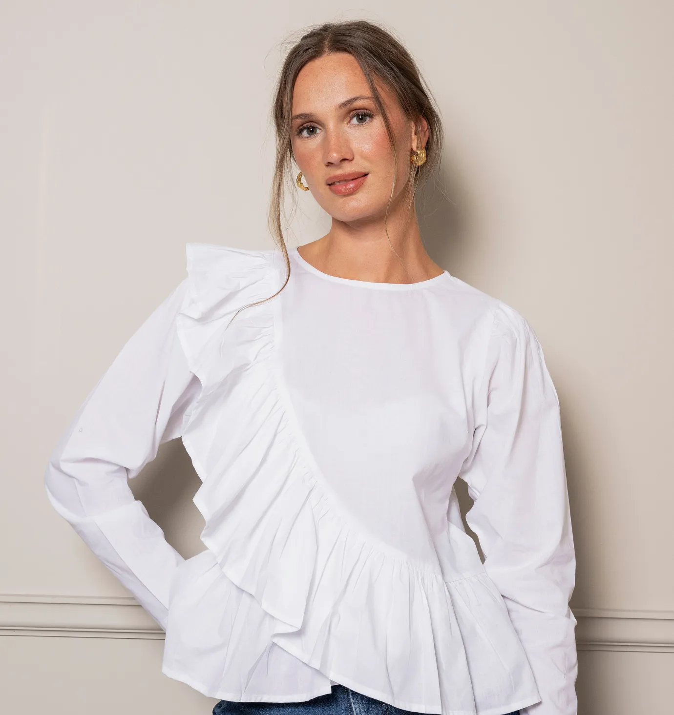 Gina Top Pure White