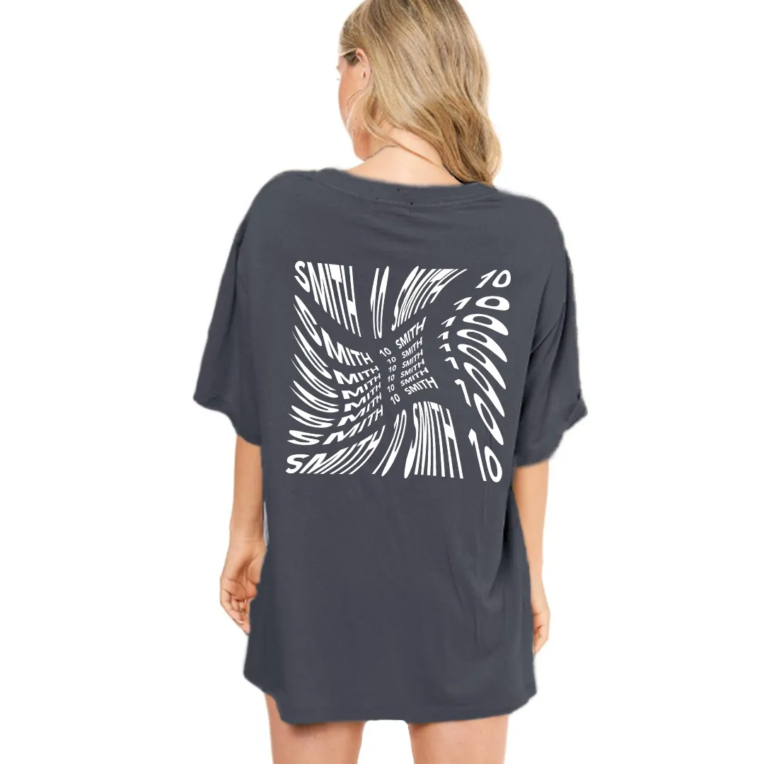 Groovy Baby Oversized Distressed Tee
