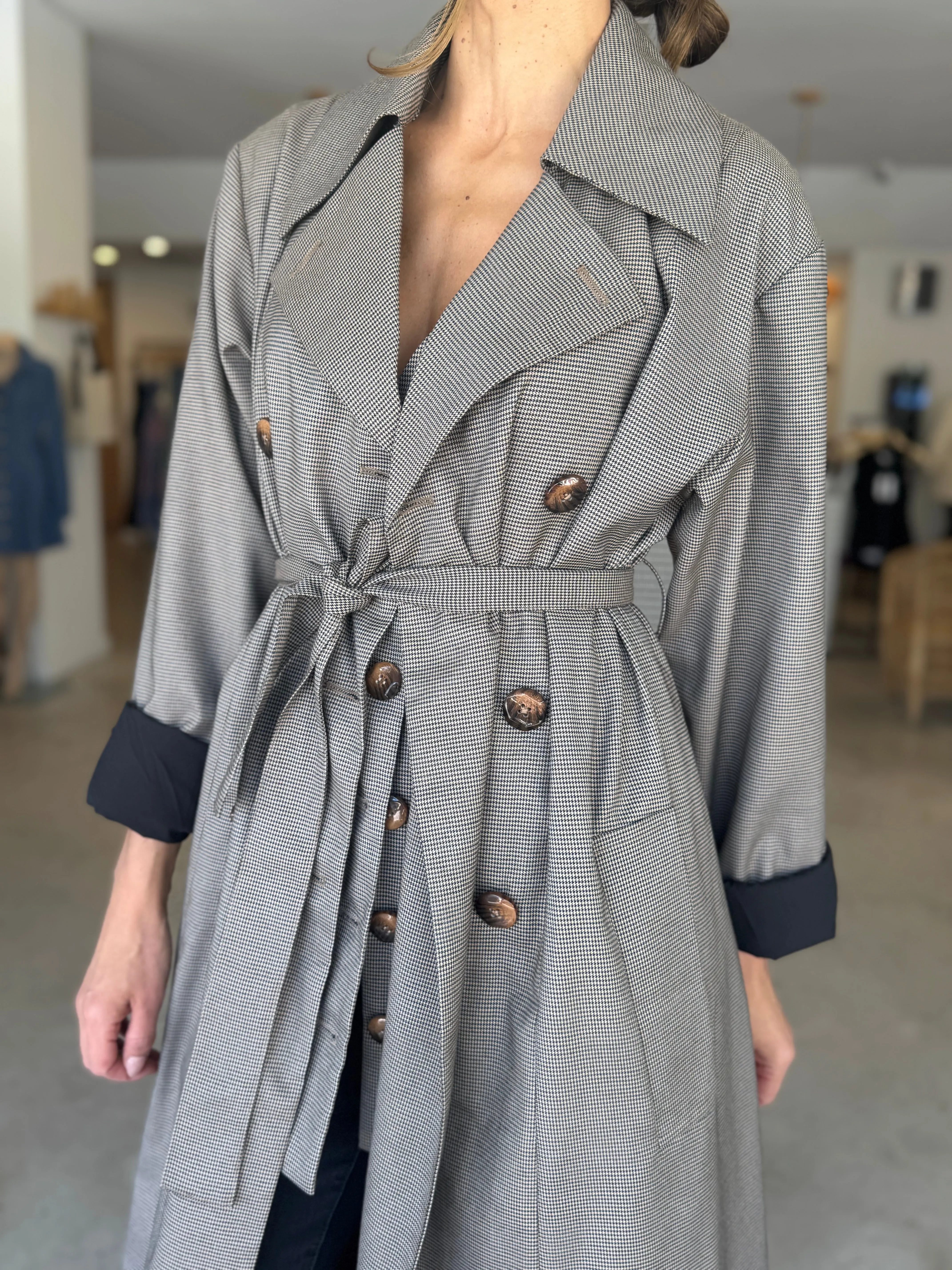 LONDON TRENCH COAT WALNUT