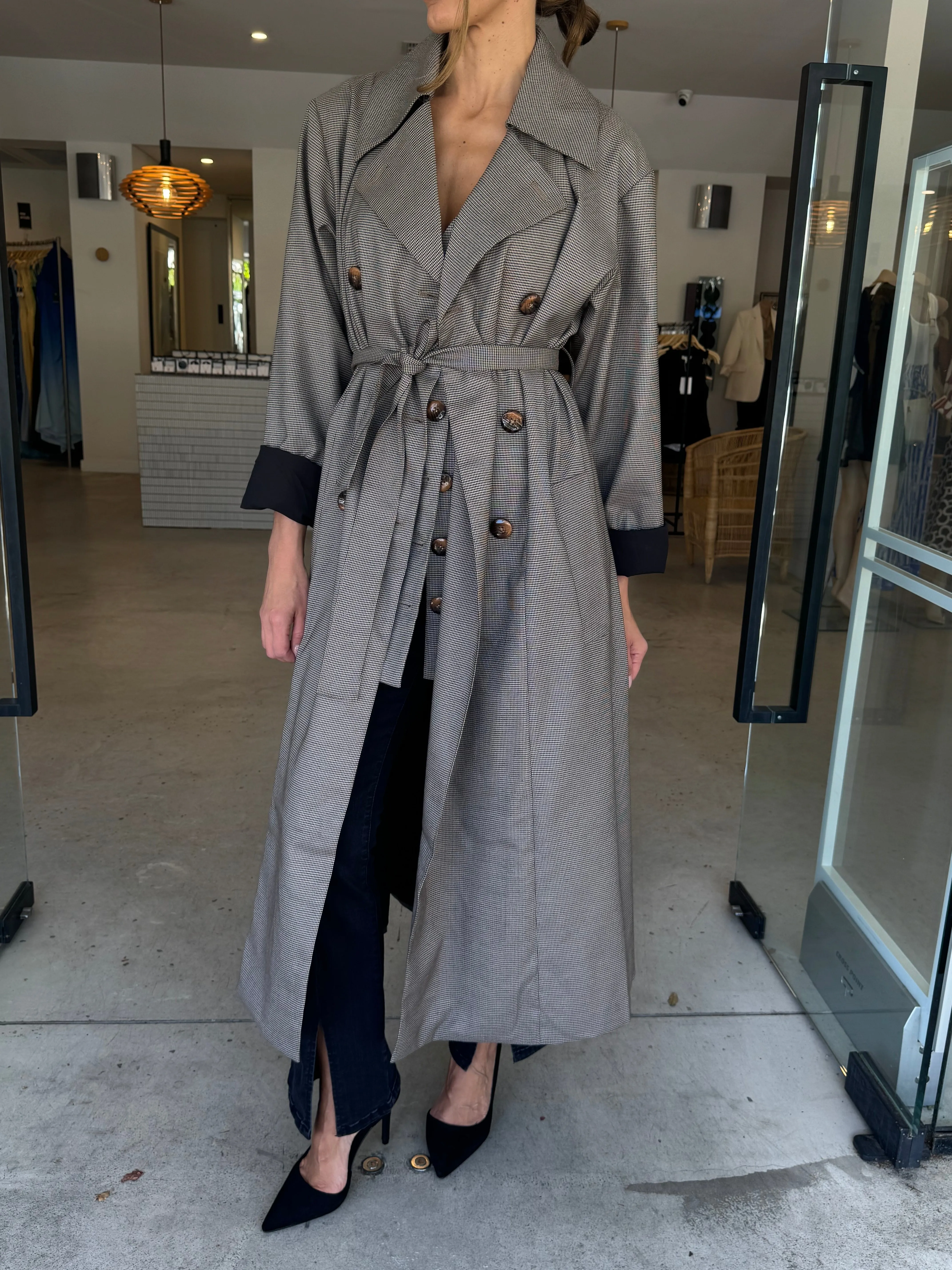 LONDON TRENCH COAT WALNUT