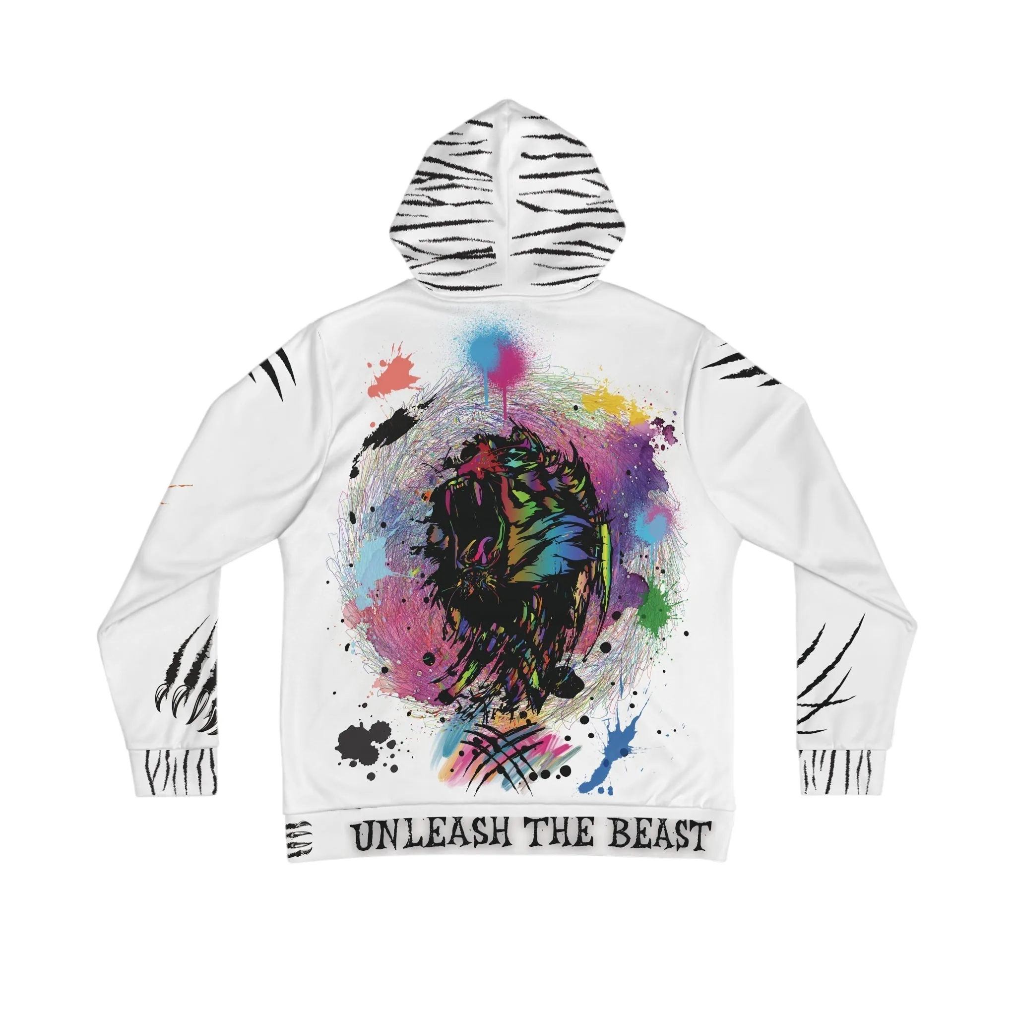 Men's Fear the Beast Hoodie - Roar For Your Life Graphic Sweatshirt