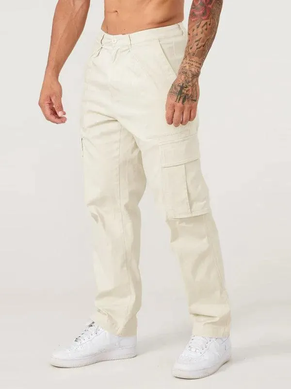 Men's Spliced Casual Sports Loose Pants