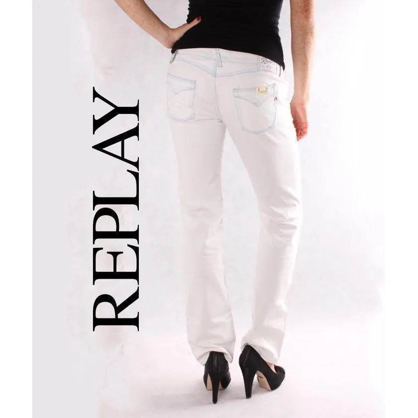 NWT - Replay Italy 'Jushmann' Bull  Denim Straight Jeans RRP $329.00- Size 26