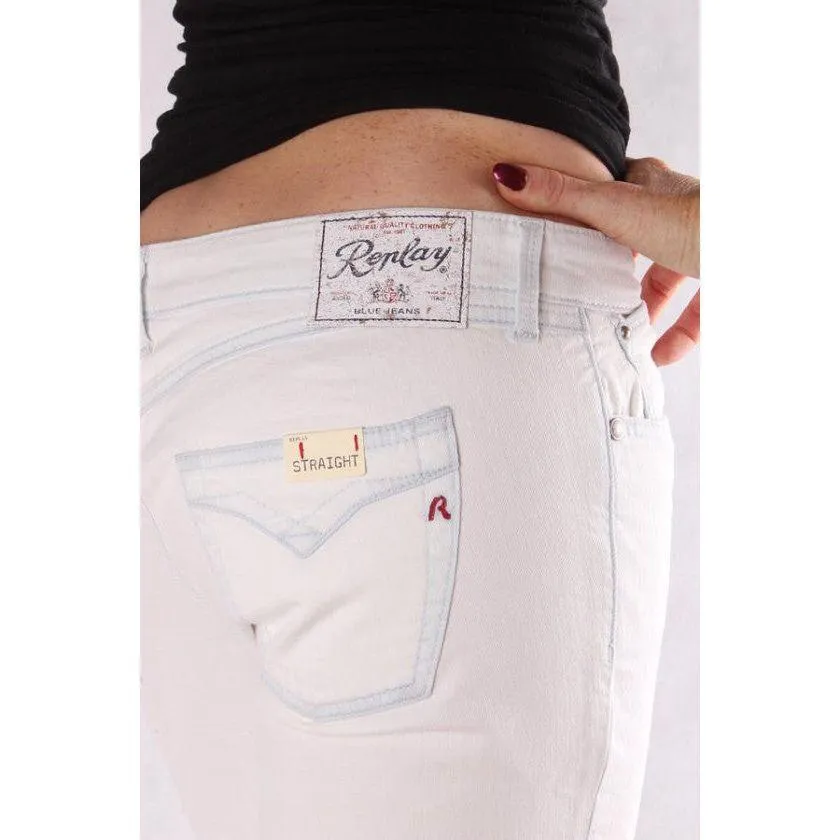 NWT - Replay Italy 'Jushmann' Bull  Denim Straight Jeans RRP $329.00- Size 26