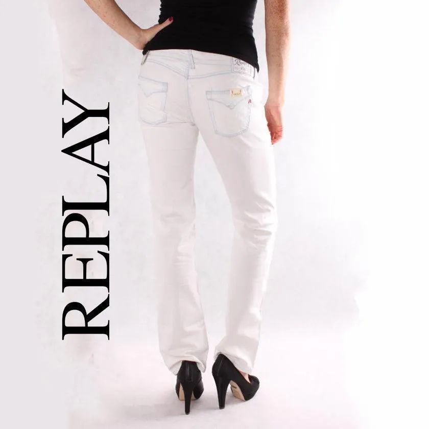NWT - Replay Italy 'Jushmann' Bull  Denim Straight Jeans RRP $329.00- Size 30