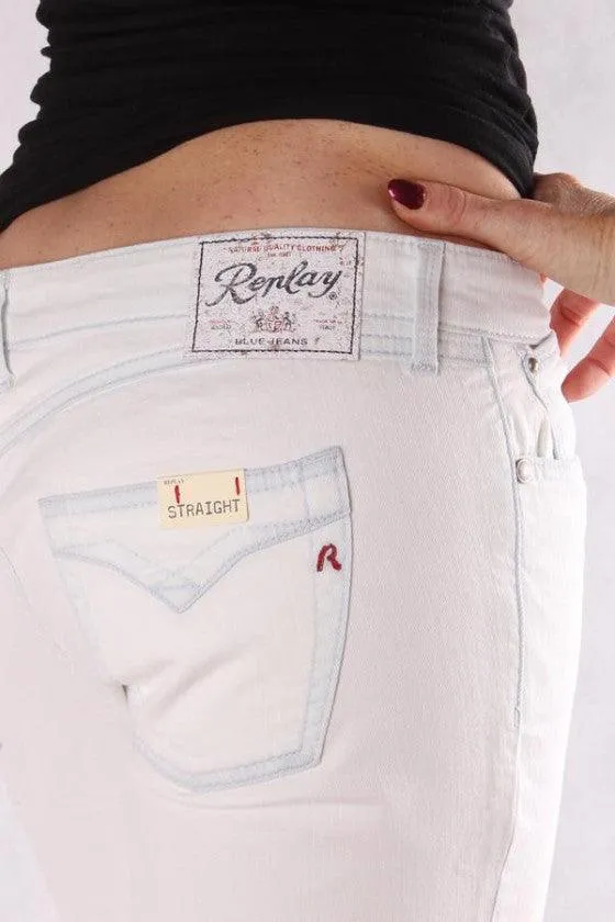 NWT - Replay Italy 'Jushmann' Bull  Denim Straight Jeans RRP $329.00- Size 30