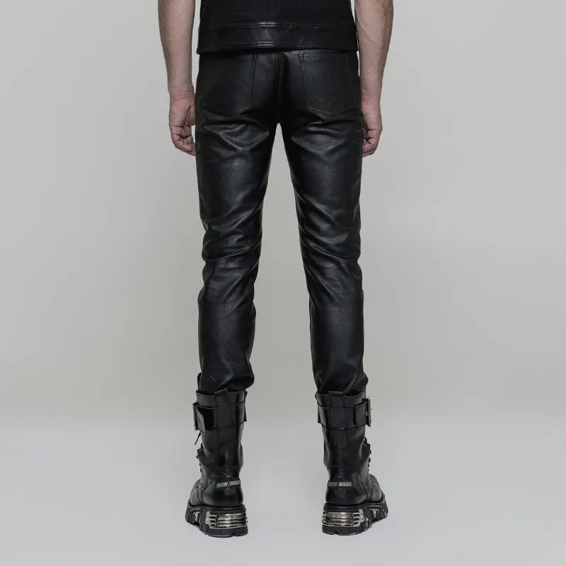 Punk PU Trousers