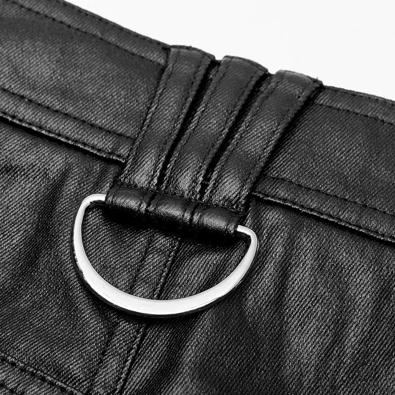 Punk PU Trousers