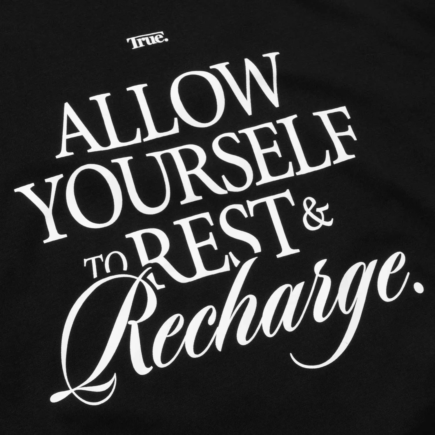 Retreat Box-Fit Tee - Black