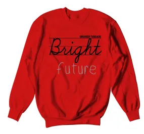 Retro 14 Quilted  Bright Future Sweater