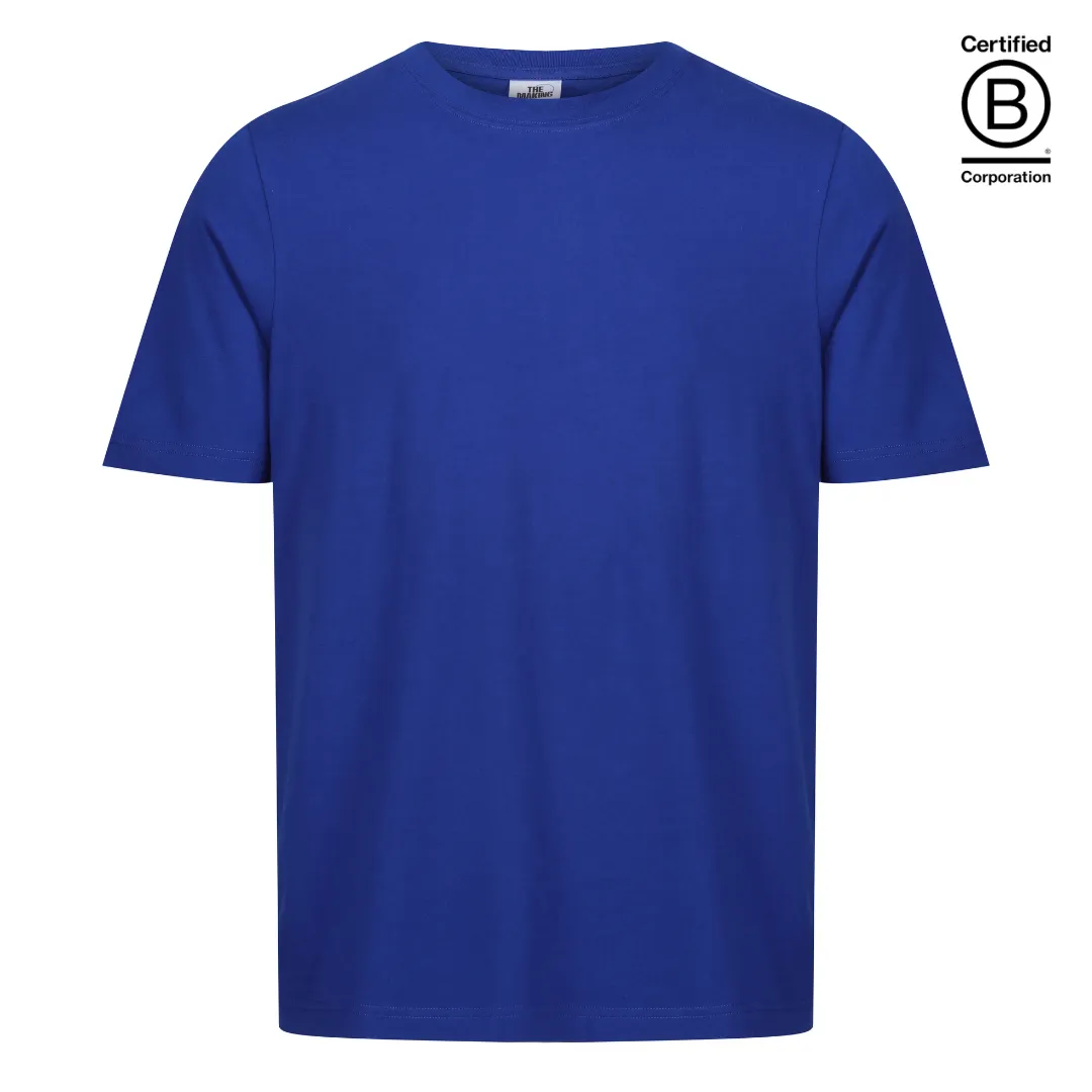 Royal blue classic fit cotton T-shirt