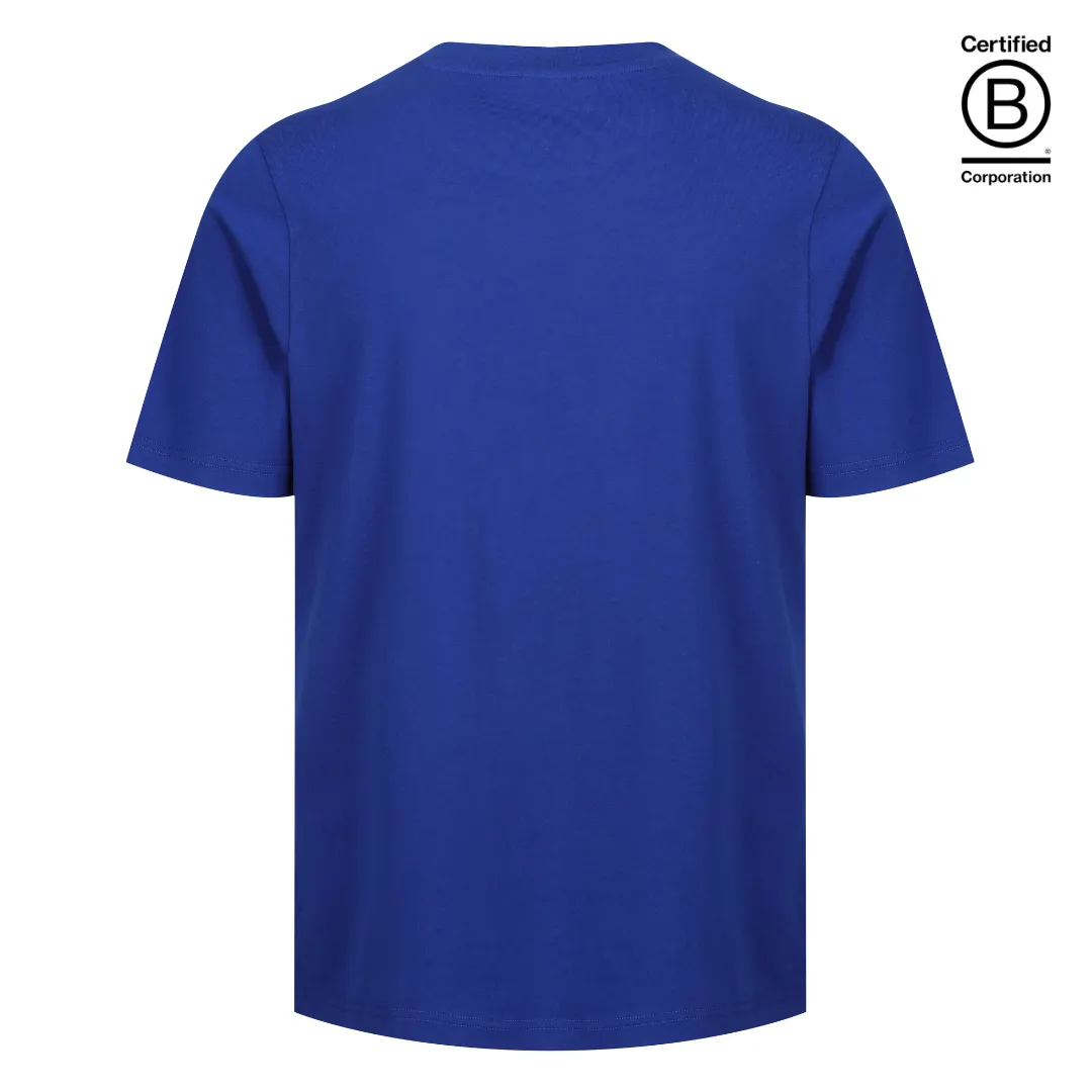 Royal blue classic fit cotton T-shirt