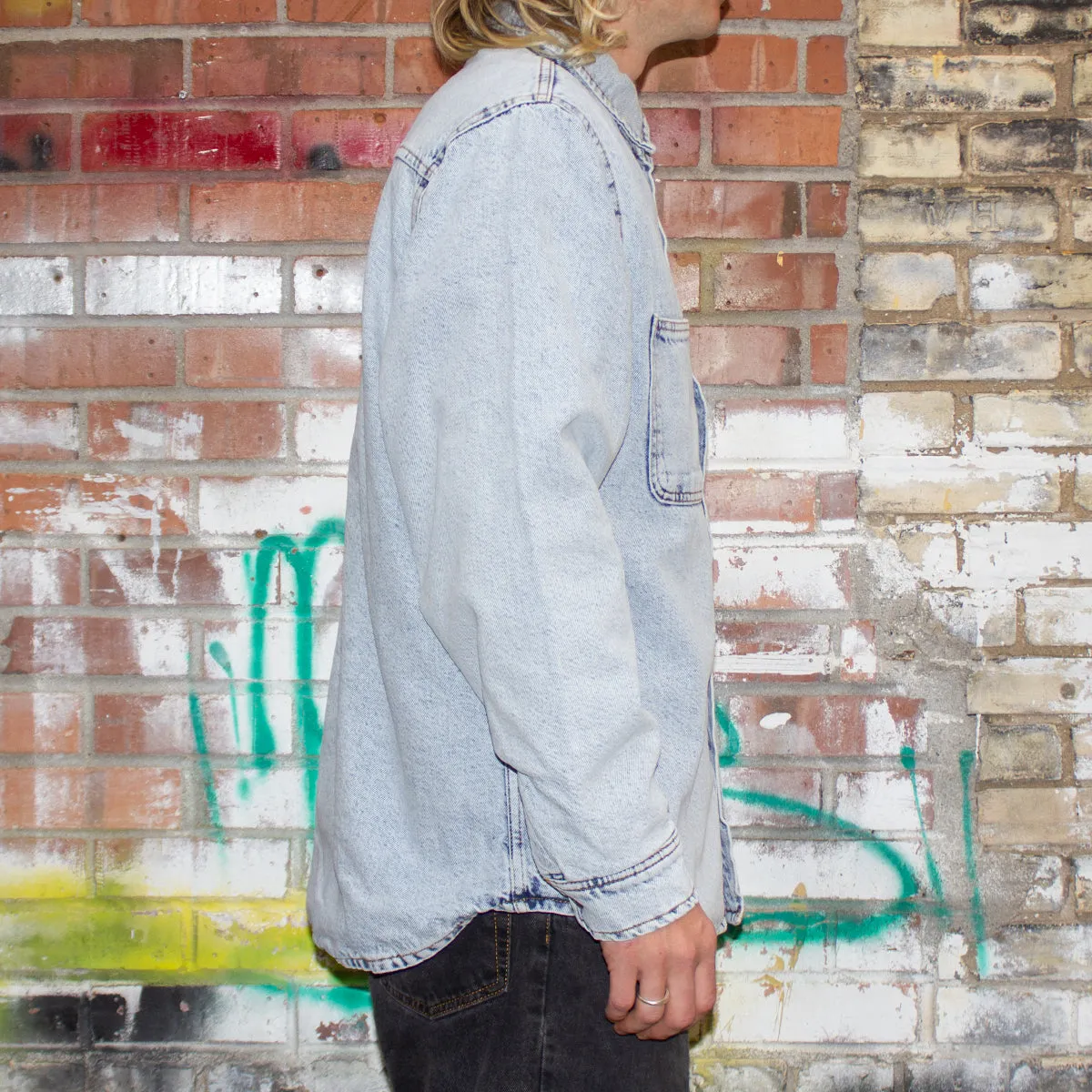 Sherpa Lined Denim Shirt
