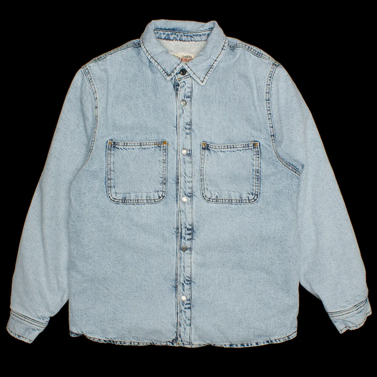 Sherpa Lined Denim Shirt