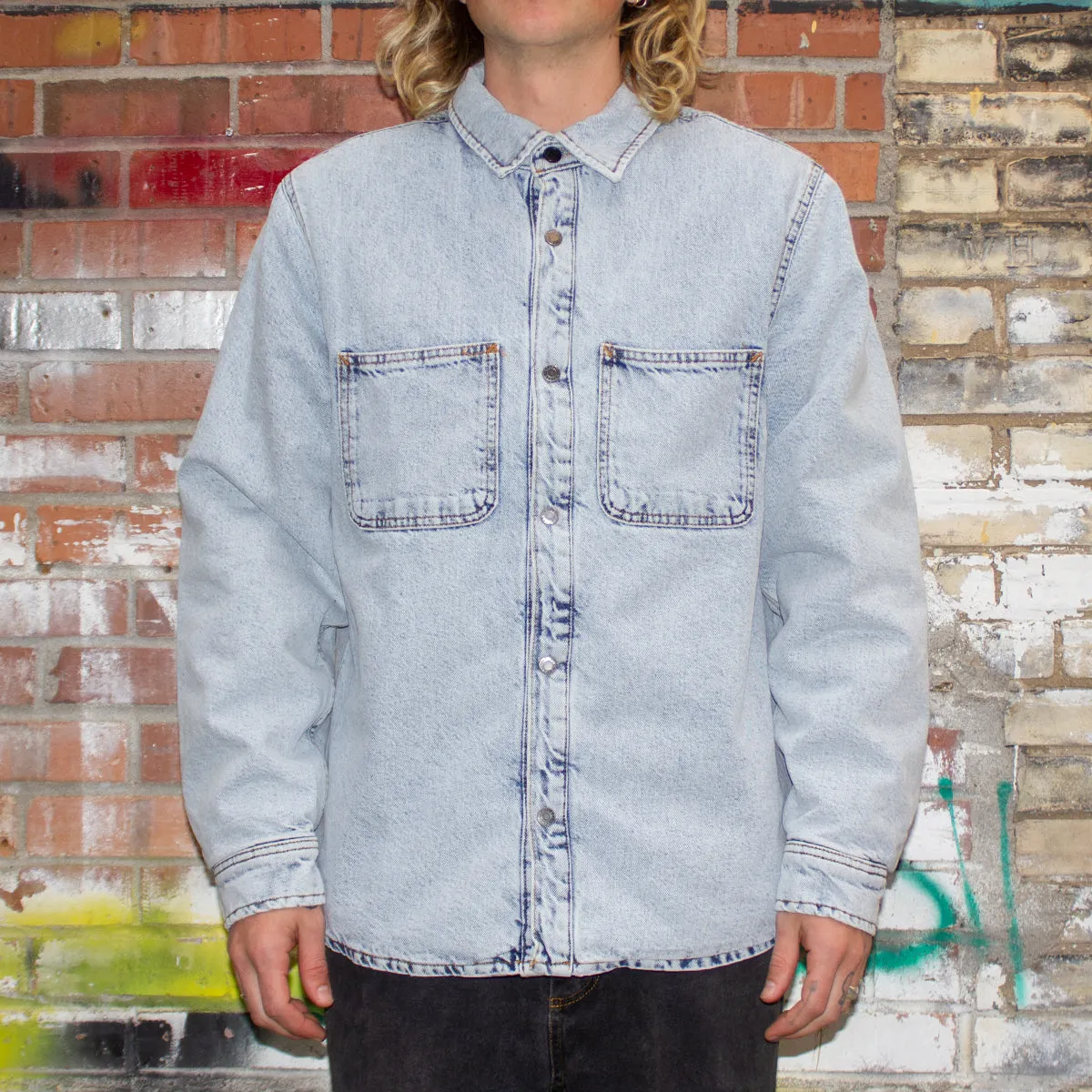 Sherpa Lined Denim Shirt