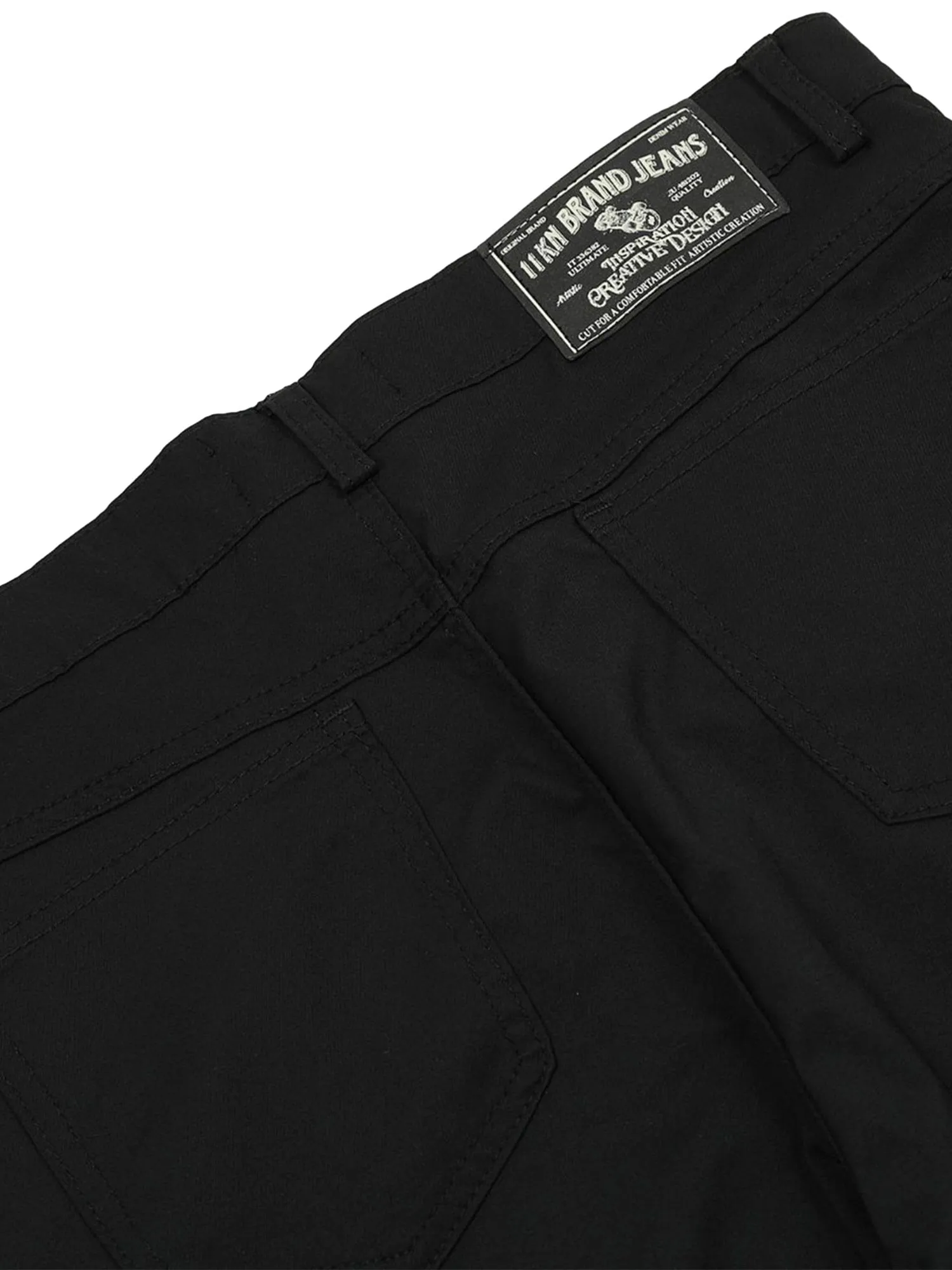 Sneakerhill Hip Hop Color Blocking Jeans