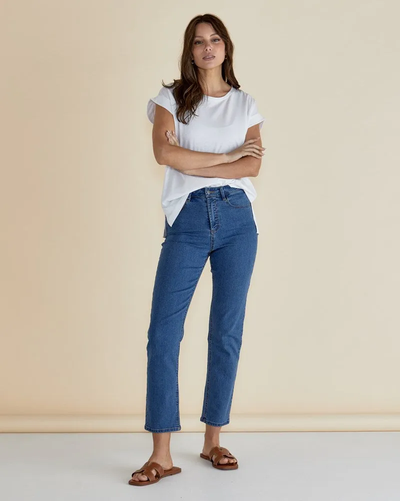 Stella Straight Leg Jeans - Vintage Wash