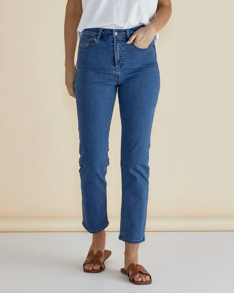 Stella Straight Leg Jeans - Vintage Wash