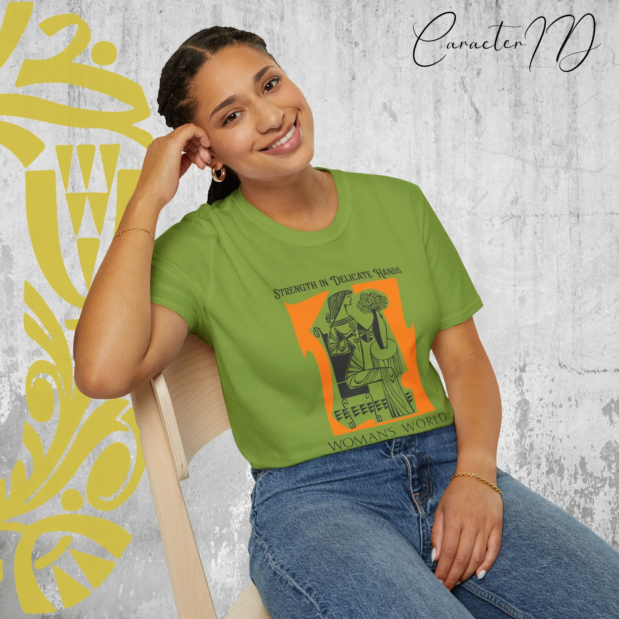 Strength in Delicate Hands  Women’s World  Softstyle T-Shirt