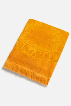Sunflower | Mini Monochrome Beach Towel