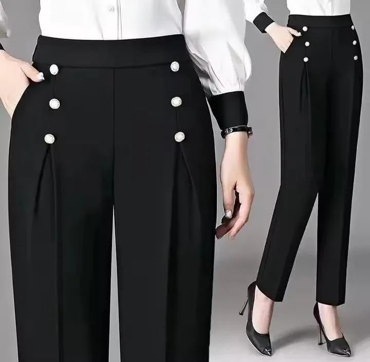 Women's Wide Leg Pants Casual Trousers    B242833